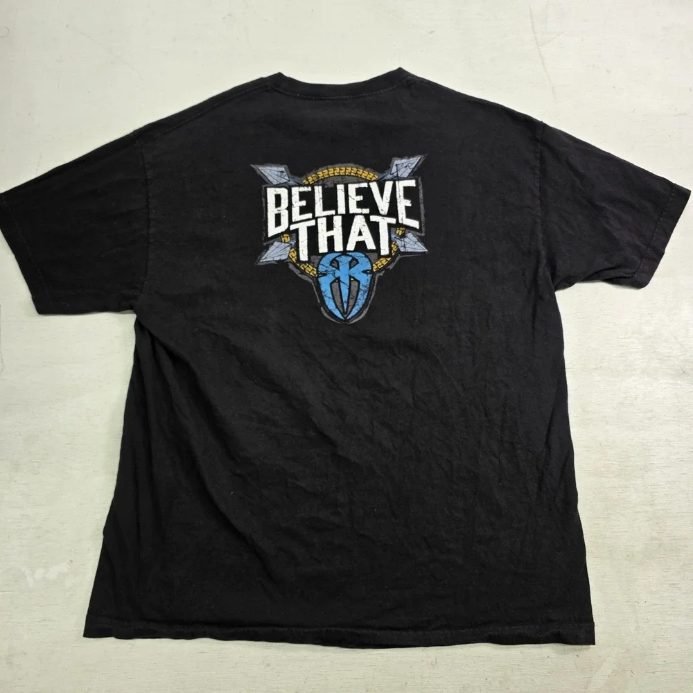 WWE Roman Reigns Roman Empire Spare No One‎ Spare Everyone T-Shirt Men's Sz XL